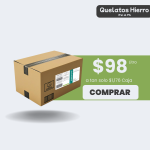 quelatos fierro caja 12lt