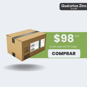 quelatos zinc caja 12lt