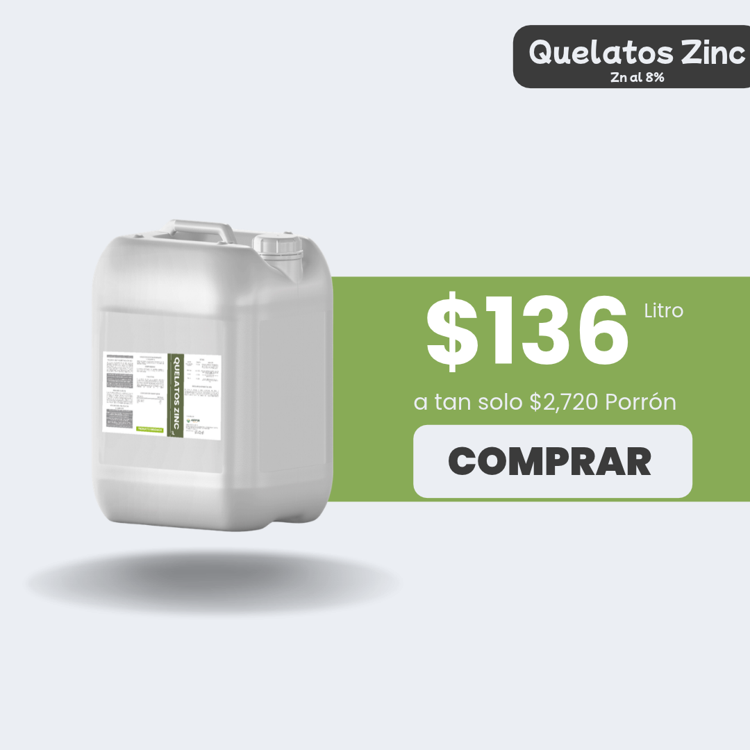 Quelatos Zinc - Porrón 20lt