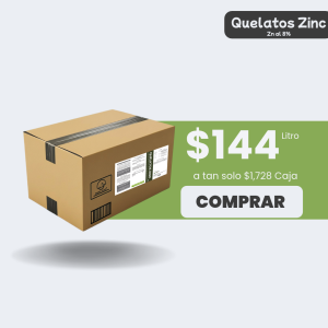 Quelatos Zinc - Caja 12lt