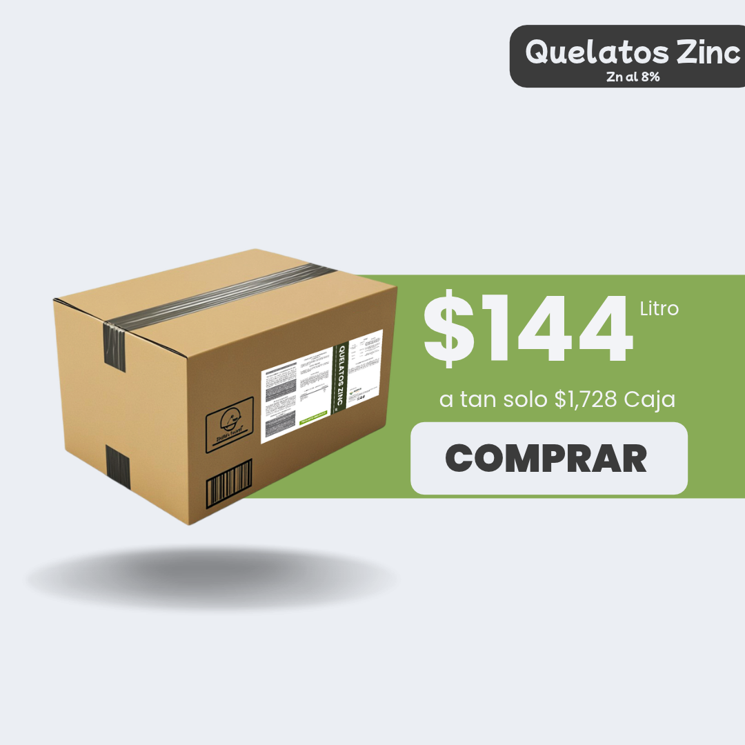 Quelatos Zinc - Caja 12lt