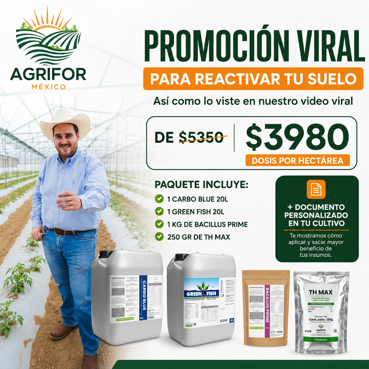 PAQUETE PARA REACTIVAR TU SUELO